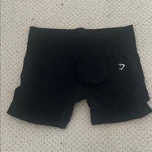 Black Gym Shorts with Logo